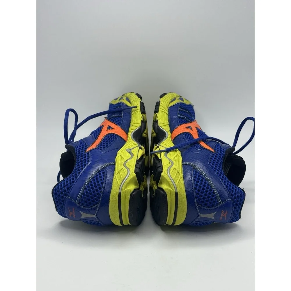 Mizuno Men's Wave Ascend 7 Trail Running Shoe Blue Orange Green Size 10